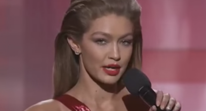 Gigi Hadid Apologizes for Impersonating Melania Trump During American Music Awards