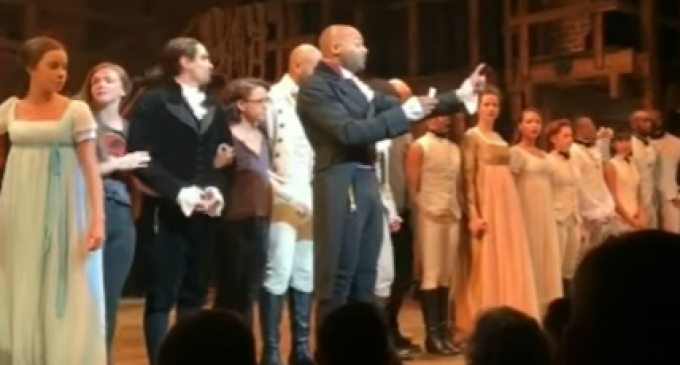 “Hamilton” Cast Chastises Mike Pence from Stage for Not Protecting “Diverse America”