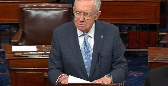Harry Reid: Trump is to Blame for Violence Against His Supporters