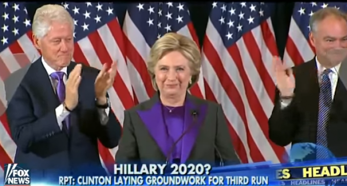 Clinton Reportedly Considering 2020 Rematch