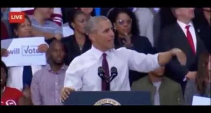 Obama Loses It During Campaign Appearance, Screams at Crowd