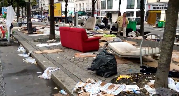 Migrant Turf Wars Turn Paris into Wasteland