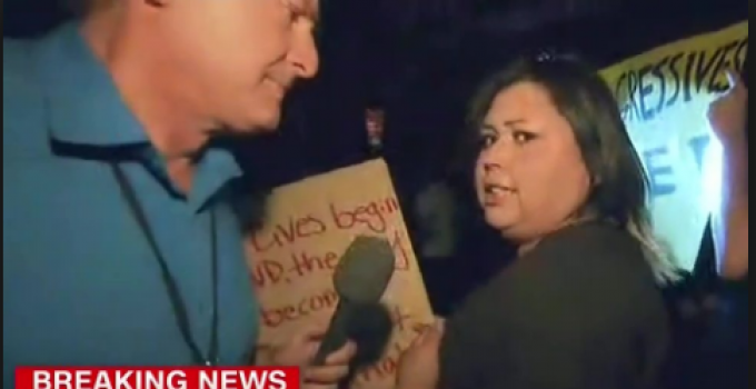 Anti-Trump Protestor: “People Have To Die”