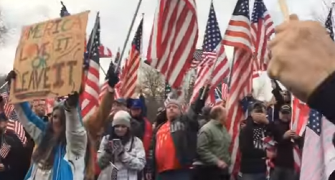 Hundreds Protest After College Removes American Flag From Campus