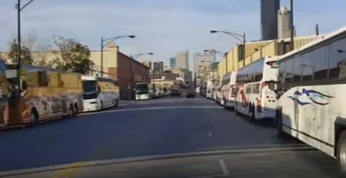 Soros Funded Buses Filled with Protestors Caught on Video