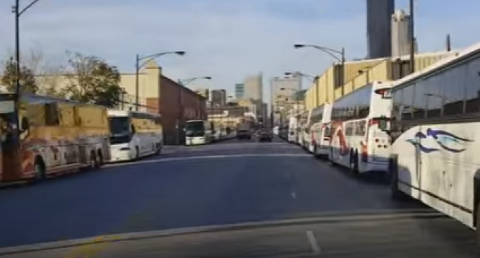 Soros Funded Buses Filled with Protestors Caught on Video