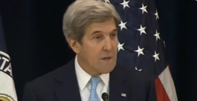 Kerry: “Israel can either be Jewish or it can be democratic, but it cannot be both”