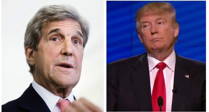 Kerry Upset that Trump Talked to Taiwan Without Consulting Him