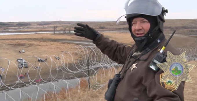 Law Enforcement Imposes Blockade to Starve Out Standing Rock Protestors