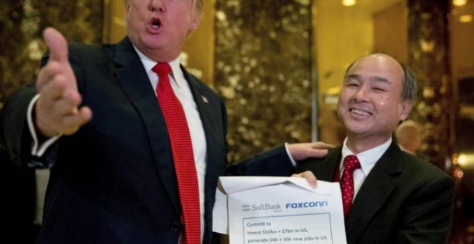 Japanese Company Invests $50 Billion to Create 50,000 Jobs in America