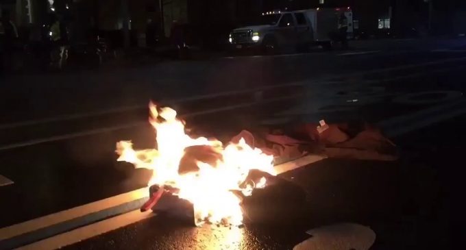 Anti-Trump Protester Sets Self on Fire Outside Trump’s D.C. Hotel