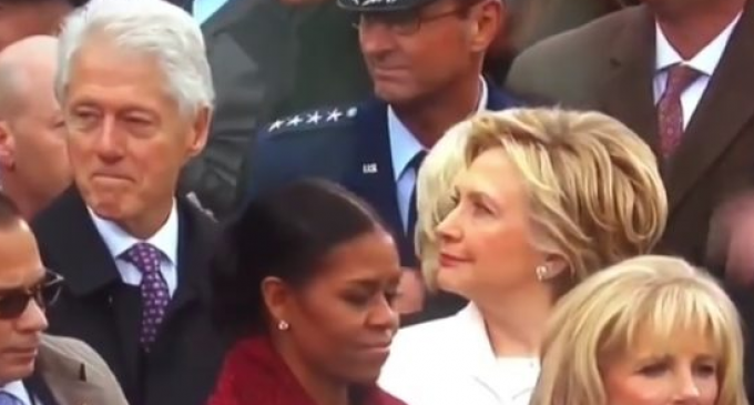 Bill Clinton Allegedly Oogles Ivanka Trump at Inauguration, Gets Busted by Hillary