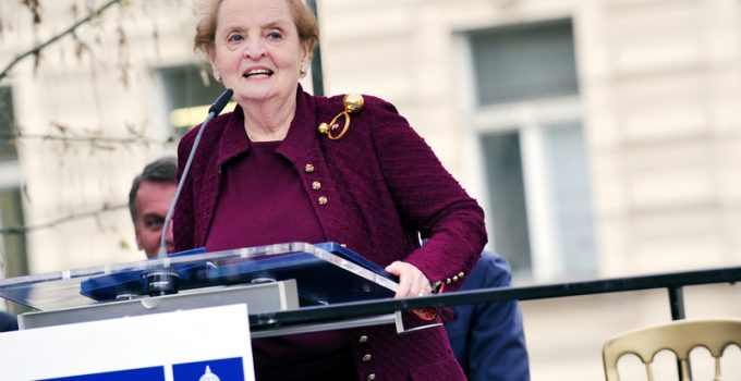 Madeline Albright Wants to Register as Muslim