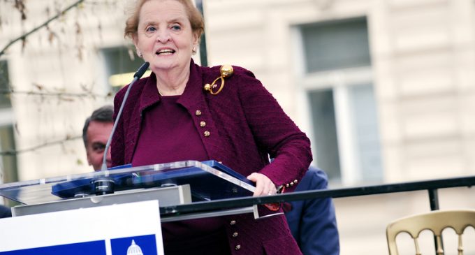 Madeline Albright Wants to Register as Muslim
