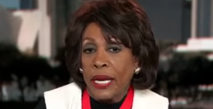 Maxine Waters: Impeach Trump for Collaborating with Russians to Devise ‘Crooked Hillary’ Nickname