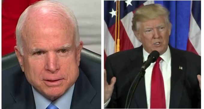 McCain Vows to Fight Trump’s ‘Reckless’ Attempts to Improve Relations with Russia