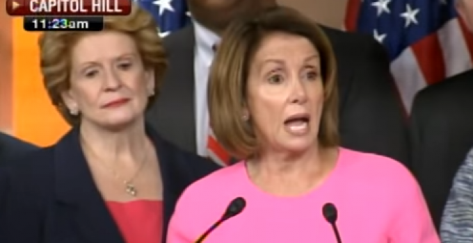 Nancy Pelosi Loses It, Barely Manages to Make Sentences as She Defends Obamacare