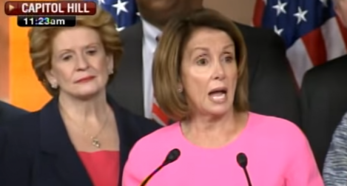 Nancy Pelosi Loses It, Barely Manages to Make Sentences as She Defends Obamacare