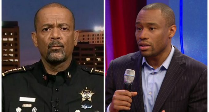Sheriff Clarke Calls Marc Lamont Hill a ‘Jigaboo’ Over Hill’s Labeling Blacks Meeting with Trump ‘Mediocre Negros’