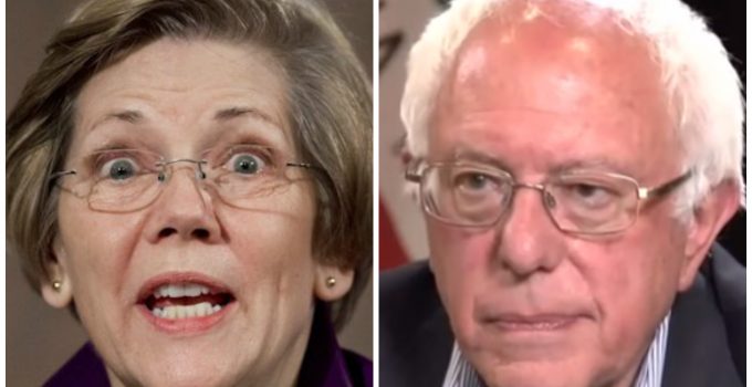 Warren and Sanders Blame Trump’s Treasury Secretary Pick for Collapse Caused by Schumer