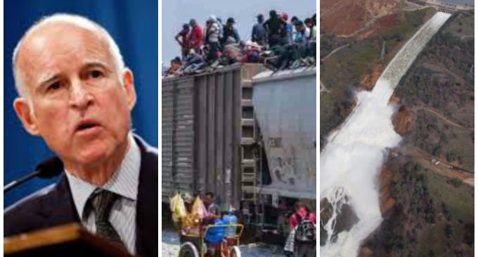 Gov. Brown Spends $25 Billion Annually on Illegal Immigrants, Warned About Oroville Dam 12 Years Ago