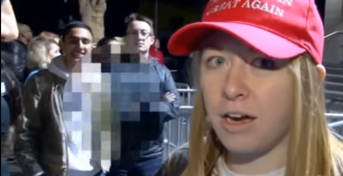Berkeley Rioters Pepper Spray Trump Supporter During Interview