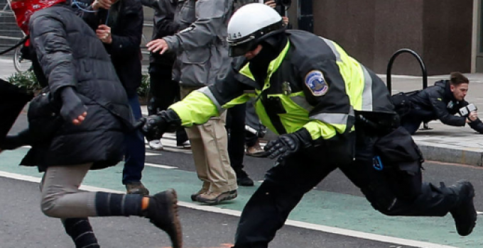 More than 200 Inauguration Day Protesters Indicted on Felony Rioting Charges
