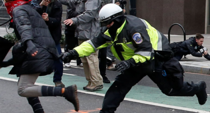 More than 200 Inauguration Day Protesters Indicted on Felony Rioting Charges