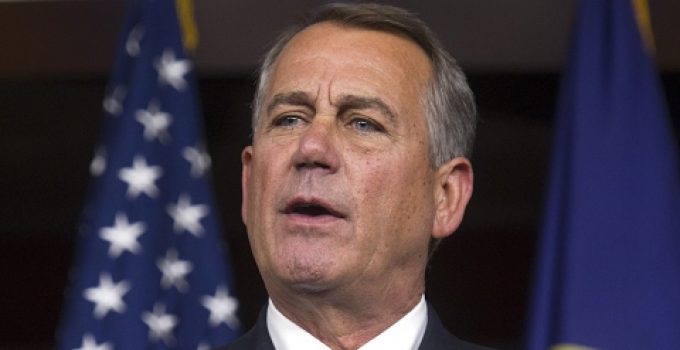 John Boehner: Obamacare Repeal “Not Going to Happen”