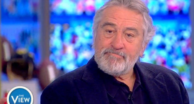 Robert De Niro: President Trump is a Bully, We Have to Bully Him Back
