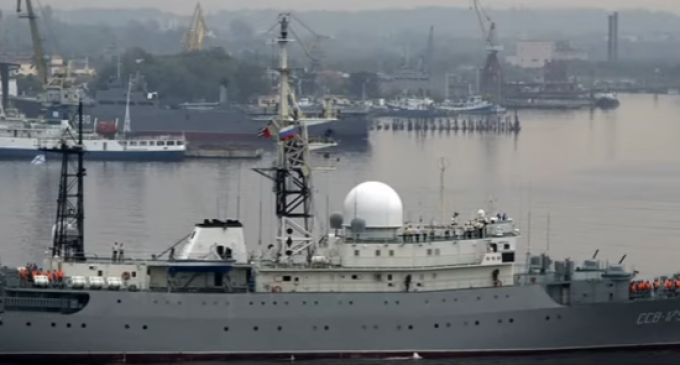 Russia Sails Spy Ship Near US East Coast, Figher Planes Buzz US Destroyer in Black Sea