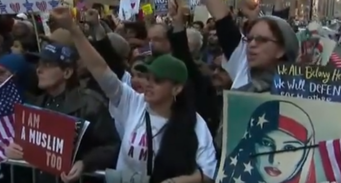 Chelsea Clinton Participates in Muslim Call to Prayer in New York City During “Today, I Am a Muslim Too” Event