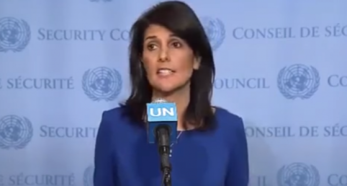 UN Ambassador Haley Tears Into United Nations for “Strange” Anti-Israel Criticism