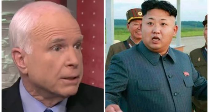 North Korea Threatens War after John McCain Calls Kim Jong-un a ‘Crazy Fat Kid’