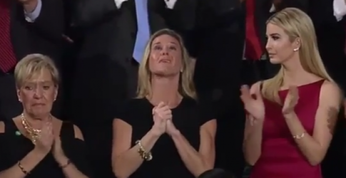 Leftist Celebs Attack Widow of Fallen Navy SEAL During Trump’s Congressional Address