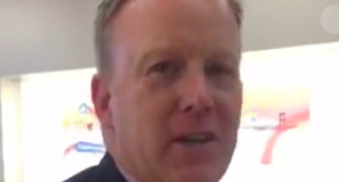 Press Secretary Spicer Accosted in Apple Store by Angry Women Claiming Trump is a Fascist