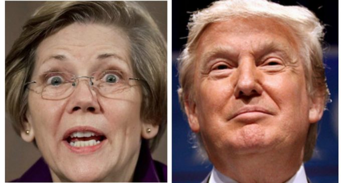 Donald Trump: Running Against Warren Would Be a ‘Dream Come True’