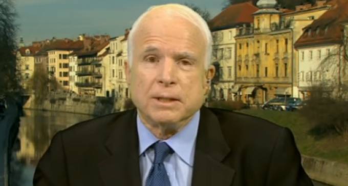 McCain: Trump is ‘Partially Responsible’ for Assad’s Chemical Attack