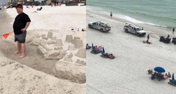 Youth Minister Cited, Threatened with Arrest for Building an Illegal Sand Castle