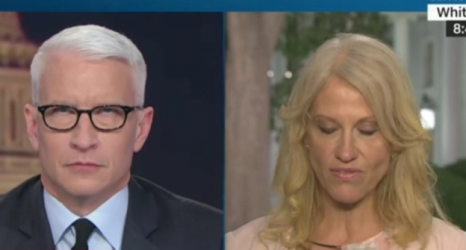 Kellyanne Conway Calls Out Anderson Cooper for Rolling His Eyes at Her