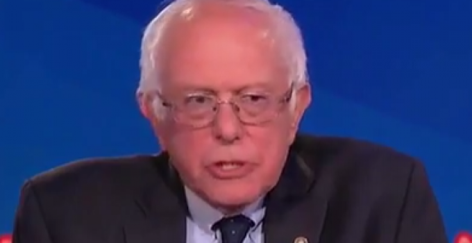 Sanders Accuses President Trump of Committing a Crime, Based On Pure Hearsay