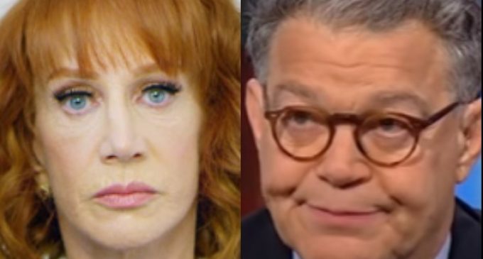 Griffin So Repulsive Even Satanists Keep Their Distance, But Not Al Franken