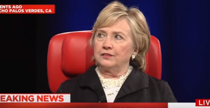 Tone Deaf Hillary Compares Her Defeat To Pearl Harbor
