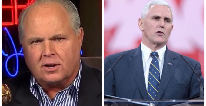 Limbaugh to Pence: ‘Whats the Point of Voting Republican’ If Liberal Policies Continue to Win?