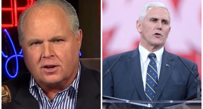 Limbaugh to Pence: ‘Whats the Point of Voting Republican’ If Liberal Policies Continue to Win?