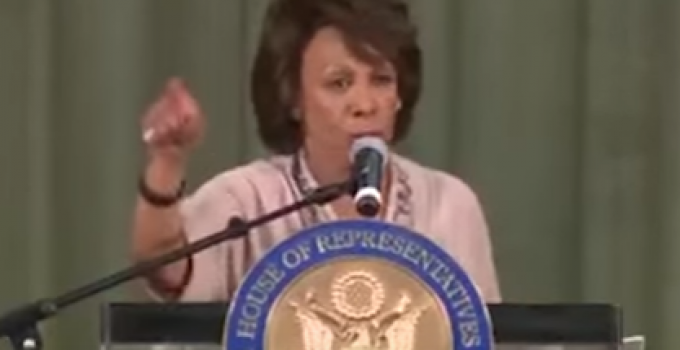 Maxine Waters Threatens Trump: ‘I’m Coming For You’