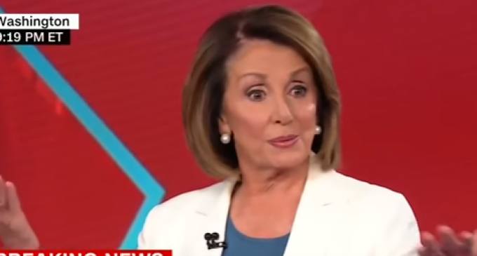 Pelosi on CNN Discusses “Uh, Uh, Impeachment”