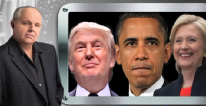 Limbaugh: Obama Actually Did What’s Alleged About Trump