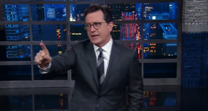 Colbert Forced to ‘Correct’ Audience After They Cheer Comey’s Firing