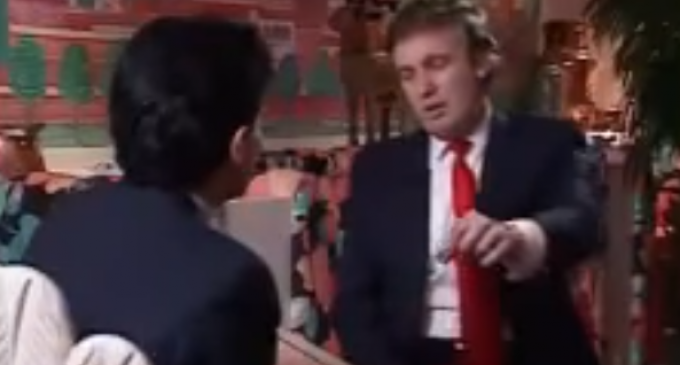 Flashback Video: Trump Slams CNN Reporter During 1990 Interview